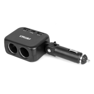 Priză brichetă cu încărcător 2x USB A 1x USB C 12/24V 100W 180°