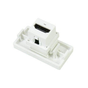 Priza HDMI PNI HD01 modulara, montaj incastrat, alb - Img 7