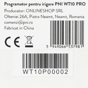 Programator pentru irigare PNI WT10 PRO, display LCD, racord metalic 3/4, 2 iesiri, verde - Img 4