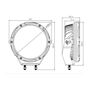 Proiector LED 100W - Img 3