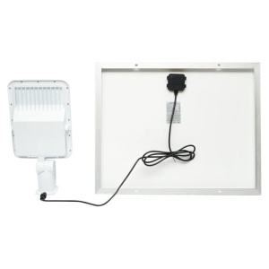 Proiector LED 30W cu panou solar si baterie 3,2V/40Ah si suport articulat - Img 3