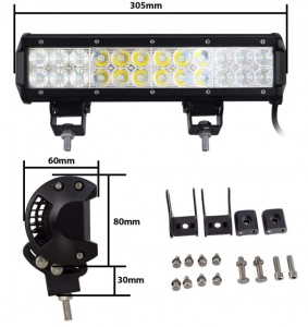 Proiector led bar 72W, 24 leduri (30cm) - Img 2