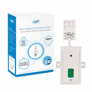 Releu inteligent PNI SmartHome SM433 pentru deschidere porti si usi cu actionare manuala sau prin internet - Img 3