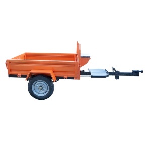 Remorca motocultor basculabila 450kg, bena 1400x1000x300mm, roti 4.00-12 THOR - Img 2