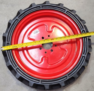 Roata completa echivalent 5.00 x 12 (CAUCIUC PLIN) - Img 2