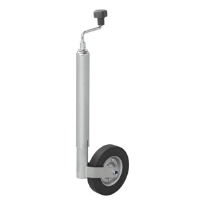 Roata de sprijin / manevra, teava de 48mm / anvelopa cauciuc plin 200 x 50 mm