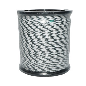 Rola fir alb-negru fi 6mm, 6x0.3mm SS inox, 1.95 Ohm/m 200m gard electric Breckner Germany - Img 3