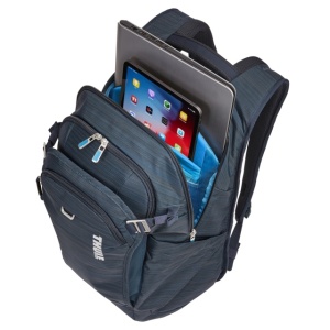 Rucsac urban cu compartiment laptop, Thule, Construct, 24L, Carbon Blue - Img 4