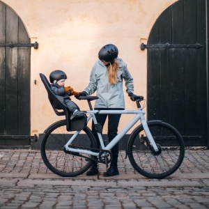 Scaun pentru copii, cu montare pe bicicleta in spate - Thule Yepp 2 Maxi Frame mounted, Agave - Img 5