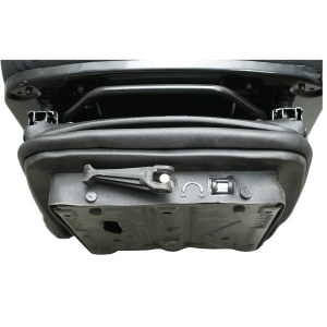 Scaun universal reglabil pe greutate 50-130Kg, cotiere si spatar rabatabil 50-90° pentru tractor, utilaje agricole, industriale, stivuitor - Img 5