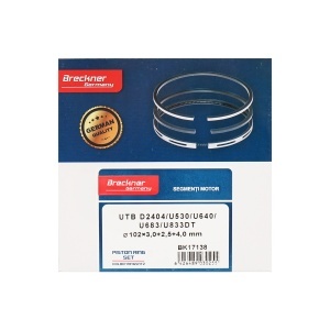 Segmenti motor fi 102x3x2,5x4mm 115.03.070 D2404, U-683, U-833DT pentru 1 piston, Breckner Germany