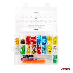 Set 150 sigurante plate mari si mici, cu extractor si creion tensiune - Img 3