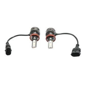 Set 2 becuri auto LED H11, 27W, 12V lumina alb rece - Img 4