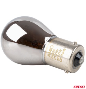 Set 2 becuri PY21W 12V 21W Amio - Img 3