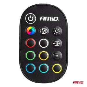 Set 2 benzi led flexibile cu telecomanda RGB 2x30 cm 12 V Amio - Img 5