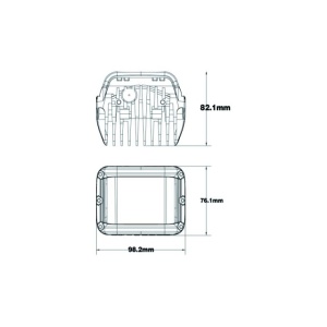 Set 2 proiectoare LED dreptunghiulare 2x45W - Img 2