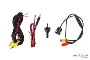 Set 4 senzori parcare, albi, cu camera, monitor 4.3" si buzzer - Img 5
