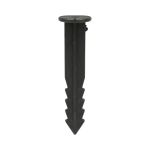 Set 50 cuie tarusi plastic negri 150mm tip harpon pentru fixare folie protectie Breckner Germany