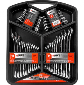 Set chei combinate 32 bucati 6-19mm VERKE