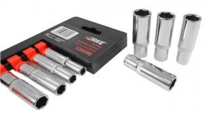 Set chei tubulare lungi, 1/4" 6-13 mm, Verke - Img 4
