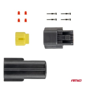Set conector stecher si priza 2 PIN 2.2mm - Img 3