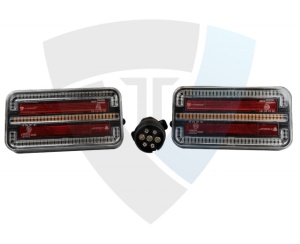 Set lampi spate cu semnalizare dinamica, led, fara fir