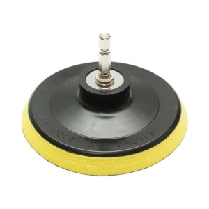 Set perii rotative pentru curatare si polisare cu bormasina 50mm, 90mm, 100mm, bureti polisare, pad-uri abrazive, suport Velcro, prelungitor, prindere 1/4 inch, 12 piese Breckner Germany - Img 3