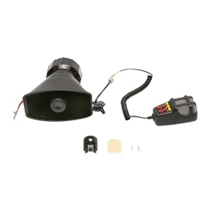 Sirena cu microfon 7 tonuri, 12V, 100W, Electronic Horn America