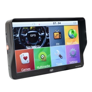Sistem de navigatie GPS PNI L910 PRO cu parasolar, 9 inch, 800 MHz, 512MB DDR, 16GB memorie interna, FM transmitter, negru - Img 11