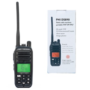 Statie radio maritima portabila PNI DS890, 88 canale, 10 canale meteo, Squelch reglabil, Roger Beep, Dual Watch, Scan, Call, NRC, acumulator 1800mAh, IP67 - Img 7
