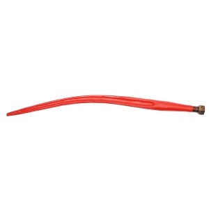 Tepusa arcuita profil T dublu 680mm pentru furca incarcat baloti M22x1.5mm