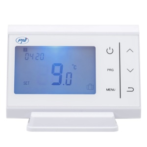 Termostat fara fir PNI CT60 pentru centrale termice, afisaj iluminat, programe zilnice - Img 7