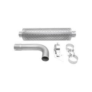Toba esapament din inox pentru Tractor Forestier patrata, MAN 4-6 pistoane cu filtru amortizare HQ - Img 3