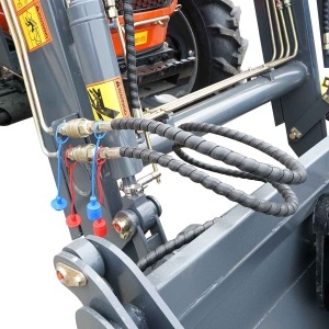 Tractor 90CP, 4x4 cu incarcator frontal, cabina inchisa, roti 14.9-30/9.5-24 - Img 11