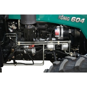 Tractor cu cabina 4x4, 60HP, roti 8.3-20/12.4-28 Konig 604 - Img 5