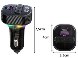 Transmițător GSM-FM mp3/wma usb A+ C 30w bluetooth - Img 5