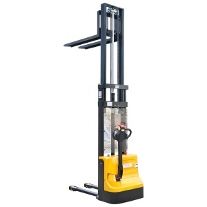 Transpalet electric cu sarcina maxima 1.6T, inaltime ridicare 3000mm, furci 1150mm Breckner Germany - Img 6