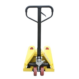 Transpalet manual 2000 Kg cu roata de silicon - Img 4