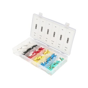 Trusa sigurante electrice auto cilindrice ceramice 120 piese - Img 1