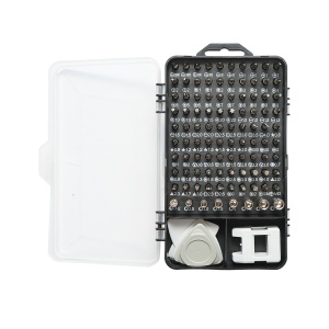 Trusa surubelnite de precizie biti, torx, cruce, hexagonal pentru electronice 120 piese - Img 2