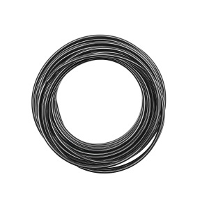 Tub aer poliamida negru 6x4mm 25m/rola