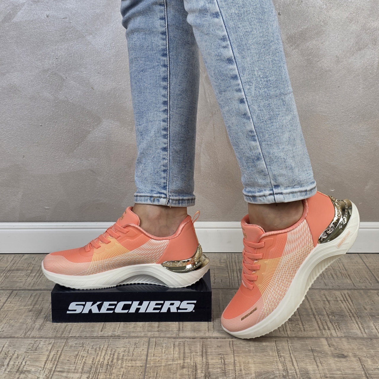 Pantofi dama sport Skechers®Sneakers Snoop Dogg: Snoop Ace - Cyber