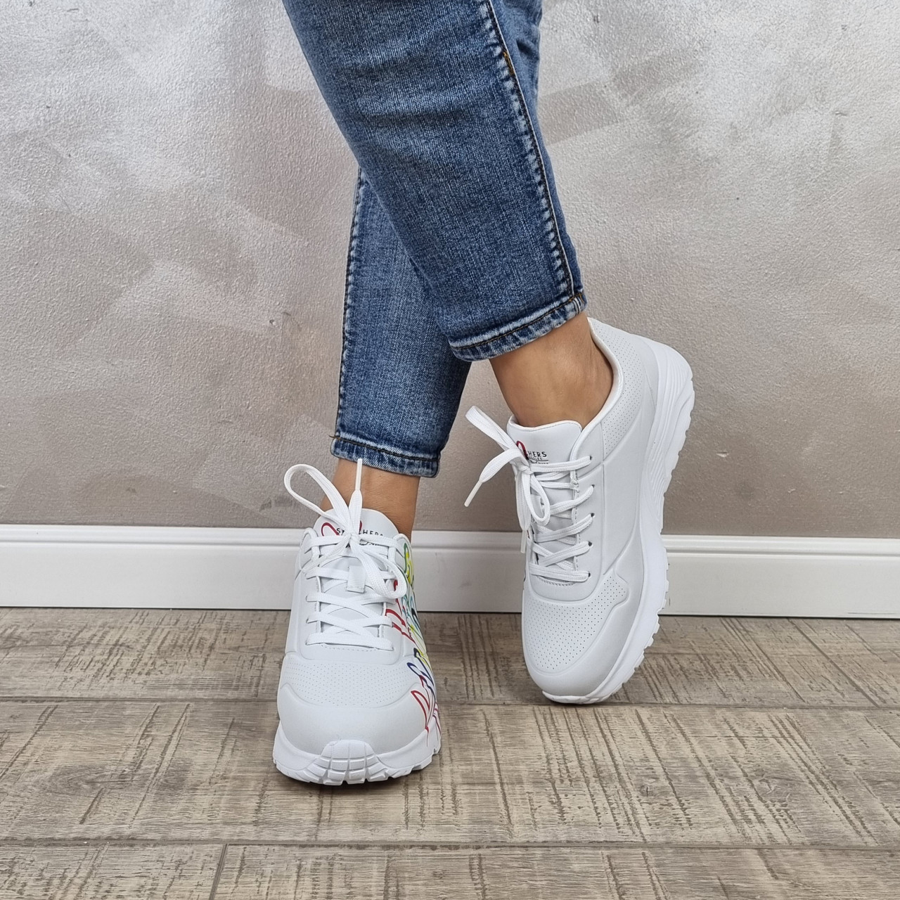 Pantofi dama sport Skechers® Uno Lite - Easy Zip 314064L WMLT