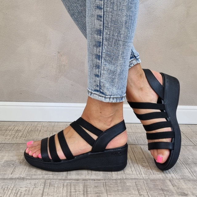 MANOS.RO Sandale dama Skechers 163276 BBK