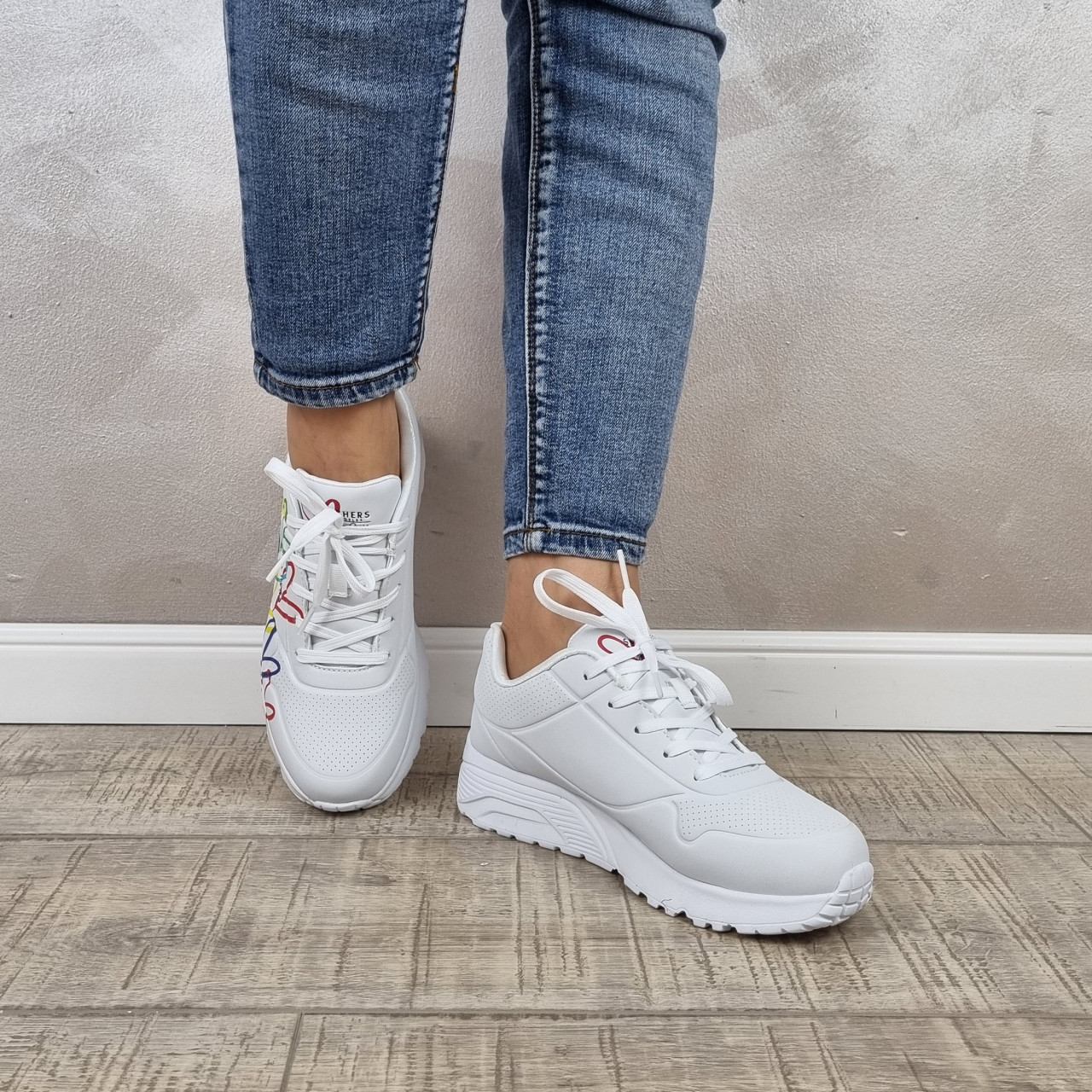 Pantofi dama sport Skechers® Uno Lite - Easy Zip 314064L WMLT