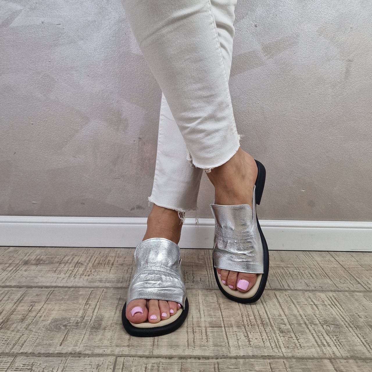 Ets | Coupon simili cuir nacré Pierre 50x140 cm