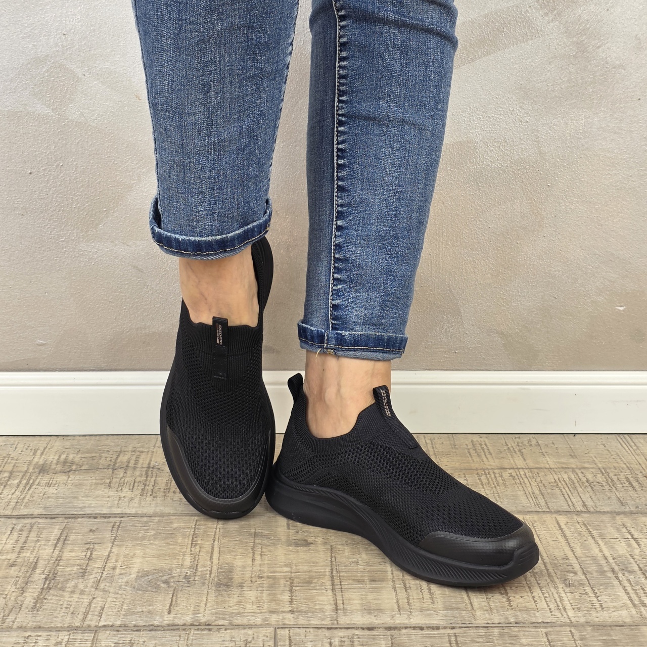 洋楽 bobske Pantofi dama sport Skechers® Bobs Squad Chaos 117734 BBK