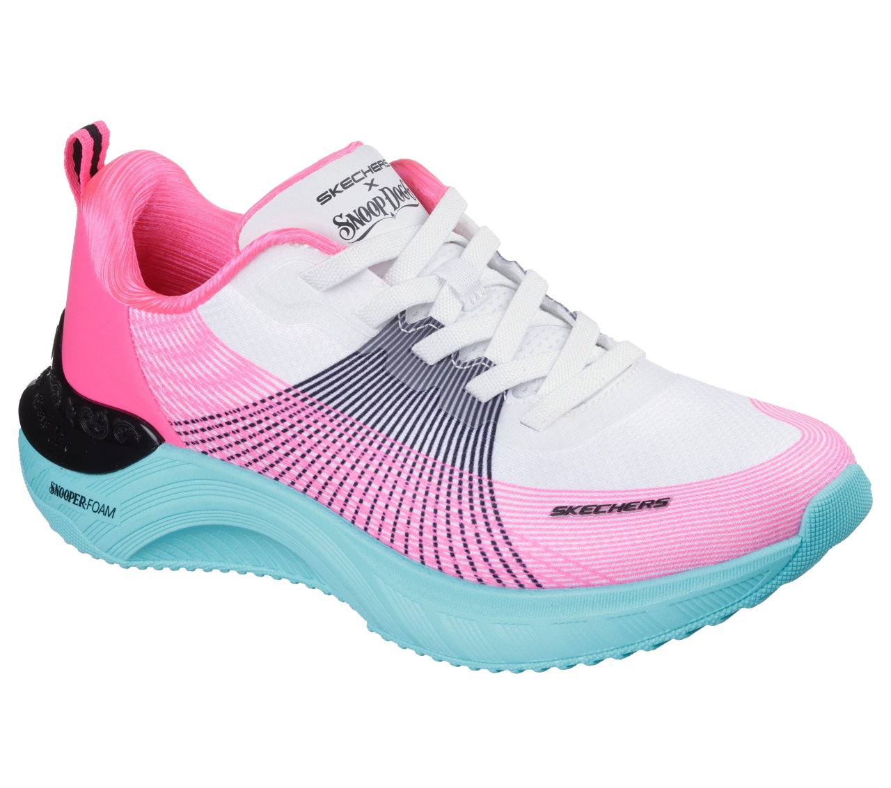 Pantofi dama sport Skechers®Sneakers Snoop Dogg: Snoop Ace - Cyber