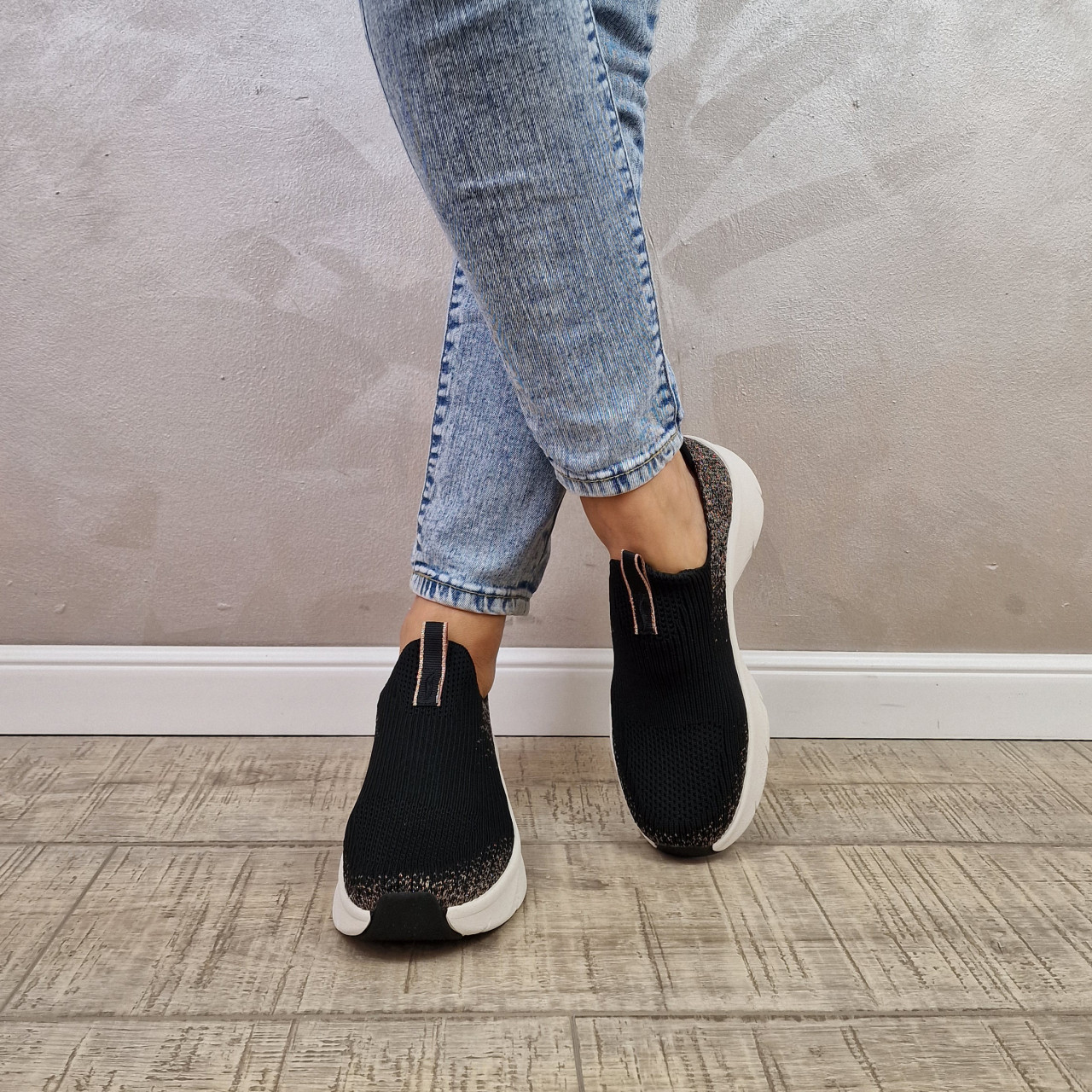 MANOS.RO Pantofi dama sport Skechers® ARCH FIT 150689 BKRG