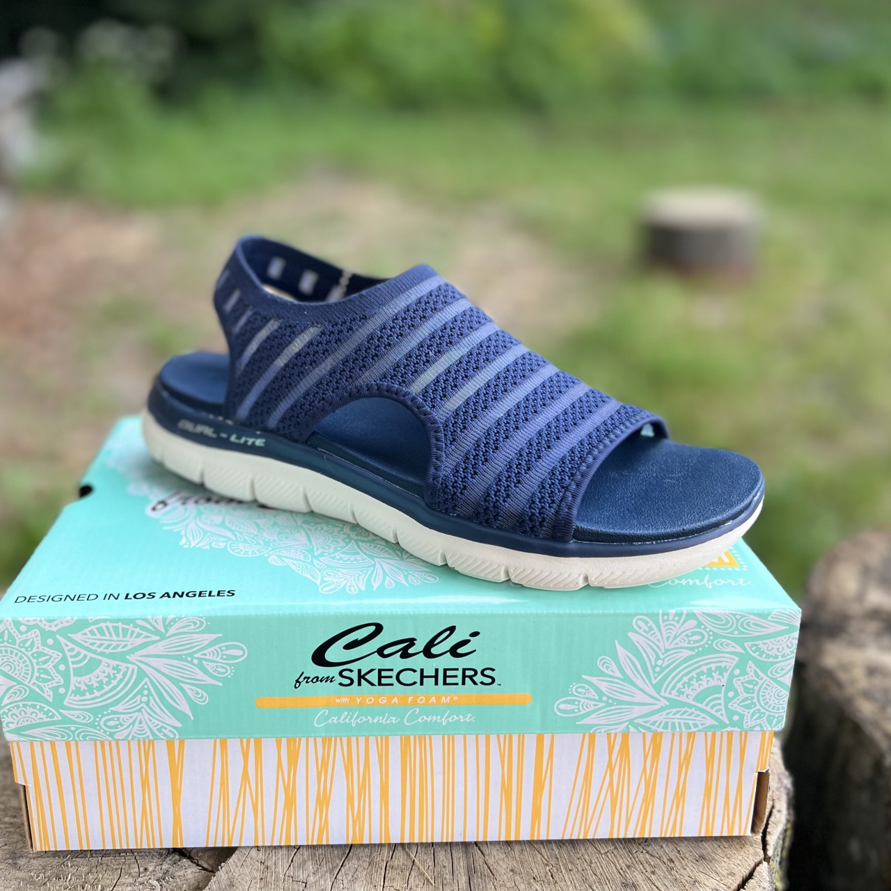 Skechers Cali Women's Flex Appeal Deja Vu Sandal Sandale Dama